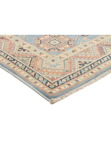 Rug Kazak Afghanistan 120x181 Sky Blue Cream Li