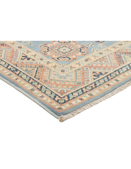 Rug Kazak Afghanistan 120x181 Sky Blue Cream Li