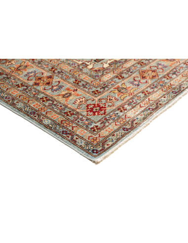 Rug Kazak Fine Pakistan white blue 248x296