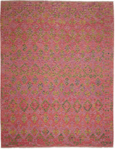 Rug Kilim Afghanistan 282x364 Red Fuchsia Lilac