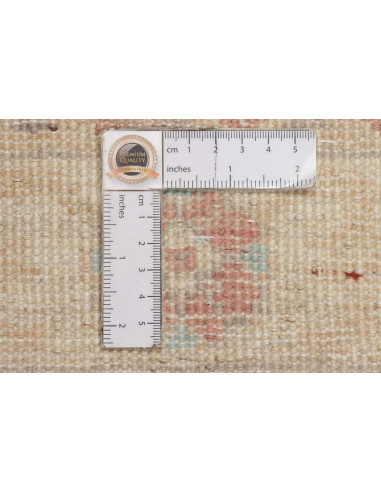 Tappeto Kazak Afghanistan 84x133 Crema Blu Chia