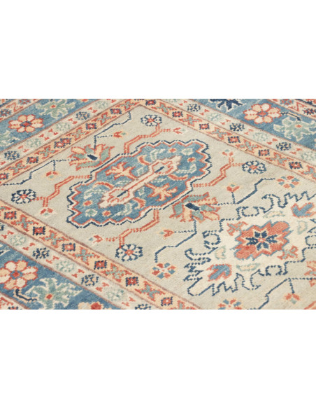 Tappeto Kazak Afghanistan 79x118 Grigioblu Ciel