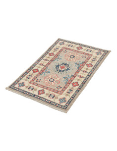 Tappeto Kazak Afghanistan 62x90 Grigio Beige Bl 2