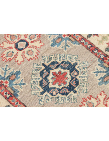 Tappeto Kazak Afghanistan 62x90 Grigio Beige Bl