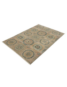 Rug Mamlouk Pakistan 123x179 Gray Beige Sky Blu 2