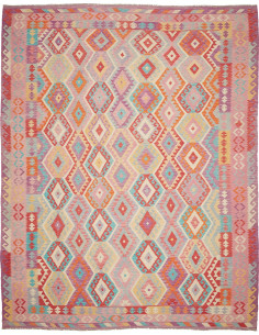 Rug Kilim Afghanistan 306x383 Pink Purple Blue