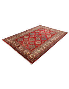 Tappeto Kazak Fine Pakistan 180x250 Rosso Borde 2