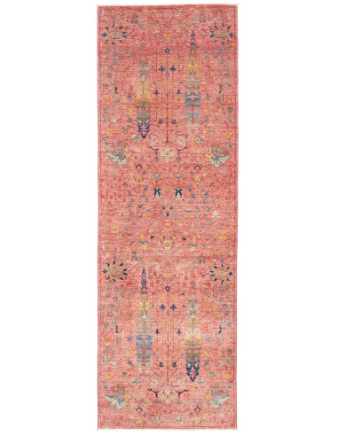 Tappeto Shahi Fine Pakistan 79x240 Rosa Corallo