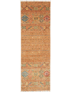 Rug Rubin Pakistan 79x252 Orange Terracotta Gol