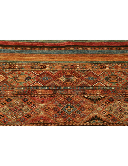 Rug Samarkand Pakistan 82x306 Terracotta Orange