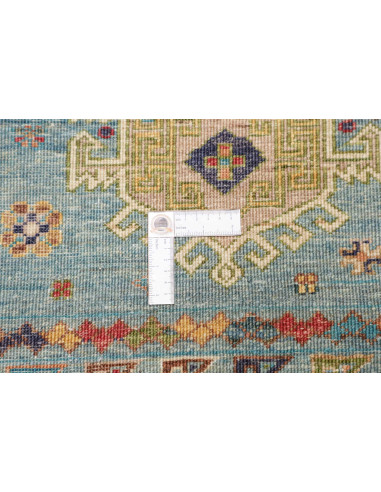 Tappeto Tribal Pakistan bianco 150x208