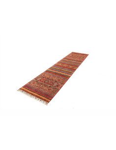 Tappeto Samarkand Pakistan 81x307 Rosso Arancio 2