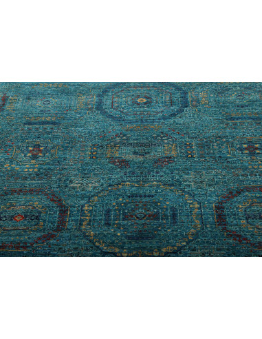 Tappeto Mamlouk Pakistan 123x178 Turchese Blu