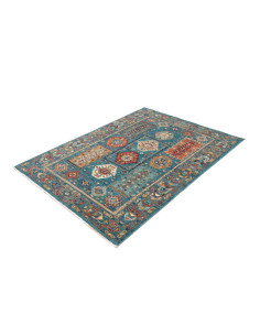 Tappeto Tribal Pakistan azzurro marrone 122x166 2