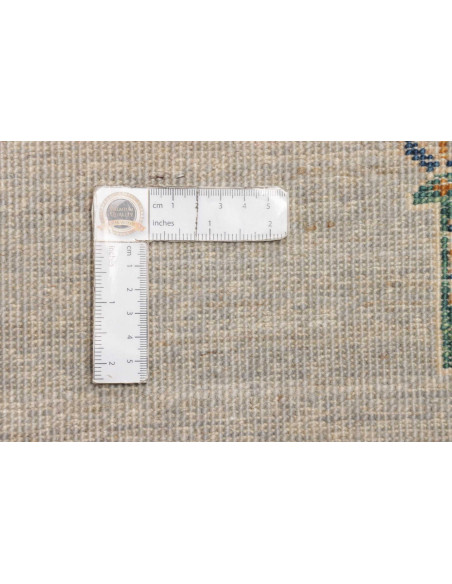 Rug Siva Pakistan 251x347 Sage Grey Orange Yell