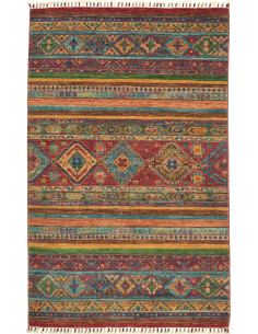 Rug Samarkand Pakistan 100x159 Burgundy Red Tur