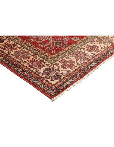 Rug Kazak Fine Pakistan 182x253 Burgundy Red Be