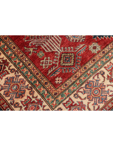 Tappeto Kazak Fine Pakistan 182x253 Rosso Borde