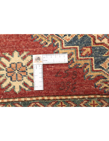 Rug Kazak Fine Pakistan 98x139 Scarlet Red Deep