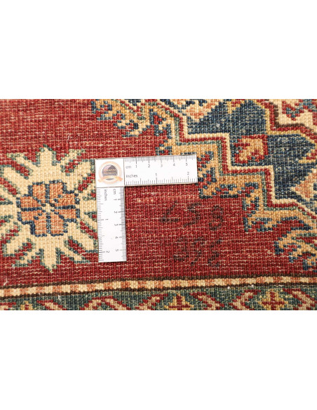 Rug Kazak Fine Pakistan 98x139 Scarlet Red Deep