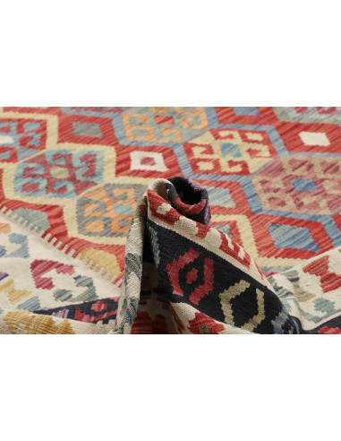 Rug Kilim Afghanistan 414x595 Terracotta Red Cr