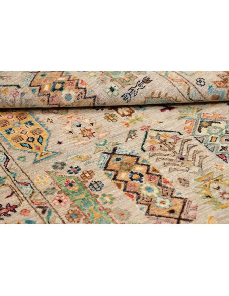 Tappeto Tribal Pakistan marrone beige 120x193