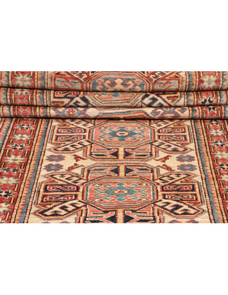 Tappeto Kazak Fine Pakistan 79x288 Crema Beige