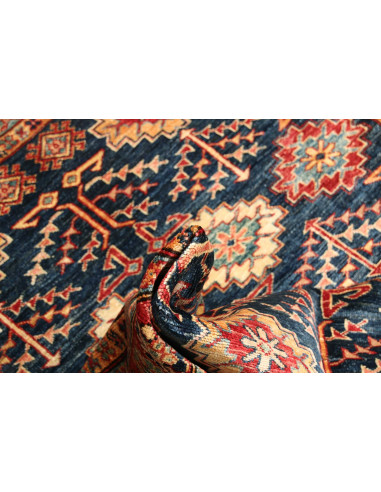Rug Kazak Fine Pakistan 153x198 Deep Blue Rusty