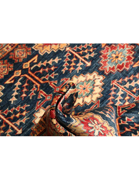 Rug Kazak Fine Pakistan 153x198 Deep Blue Rusty