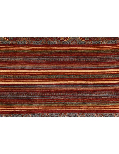 Rug Samarkand Pakistan 143x143 Burgundy Rust Or