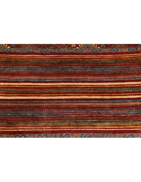 Rug Samarkand Pakistan 143x143 Burgundy Rust Or