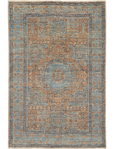 Rug Mamlouk Pakistan 99x152 Dust Blue Ocher Bro