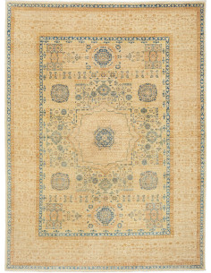 Rug Mamlouk Pakistan 145x196 Beige Blue Ocher