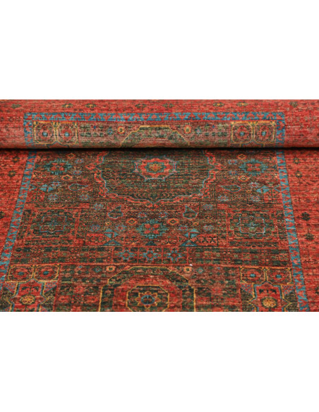 Tappeto Mamlouk Pakistan 81x120 Rosso Terracott