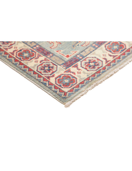 Rug Kazak Afghanistan 100x149 Sky Blue Terracot