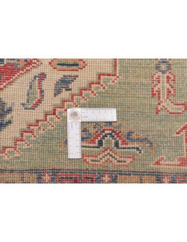Rug Kazak Afghanistan 100x149 Sky Blue Terracot