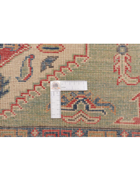 Rug Kazak Afghanistan 100x149 Sky Blue Terracot
