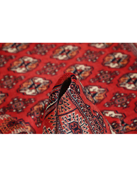 Tappeto Torkaman Persia marrone blu 150x217