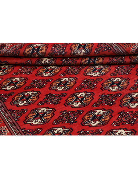 Rug Torkaman Persia brown blue 150x217