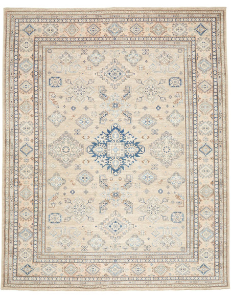 Tappeto Kazak Fine Pakistan 247x308 Beige Blu M