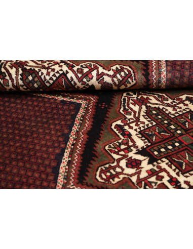 Rug Shahreza Persia grey brown 136x178