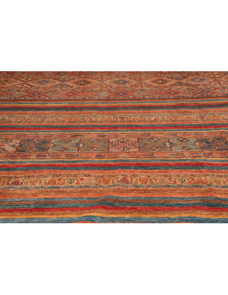 Rug Samarkand Pakistan 302x415 Terracotta Brick