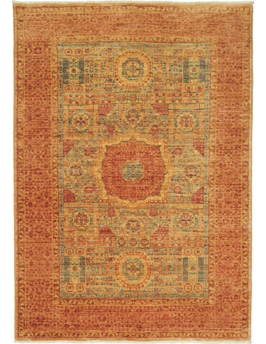 Rug Mamlouk Pakistan 101x145 Terracotta Orange