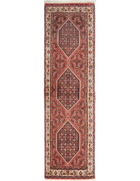 Bidjar 64x220 Cm Bidjar, Persia, Lana Cardata A Mano,