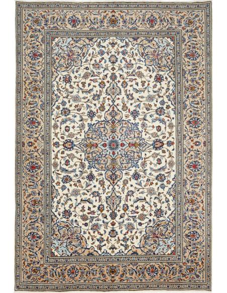 Kashan 200x295 Cm Kashan, Persia, Lana Cardata A Mano