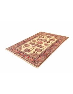 Tappeto Kazak Fine Pakistan 150x200 Crema Rosso 2