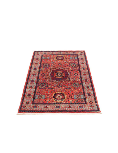 Rug Mamlouk Pakistan 84x120 Terracotta Red Navy