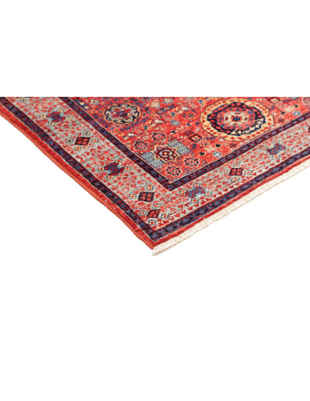 Rug Mamlouk Pakistan 84x120 Terracotta Red Navy