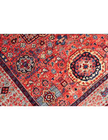 Rug Mamlouk Pakistan 84x120 Terracotta Red Navy