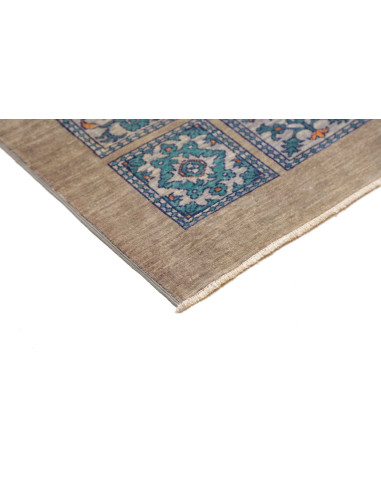 Tappeto Bakhteari Pakistan bianco grigio 77x237